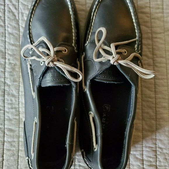 Sperry Top-Sider Leeward 2-Eye Navy Shoe MSRP $95 - Picture 9 of 10